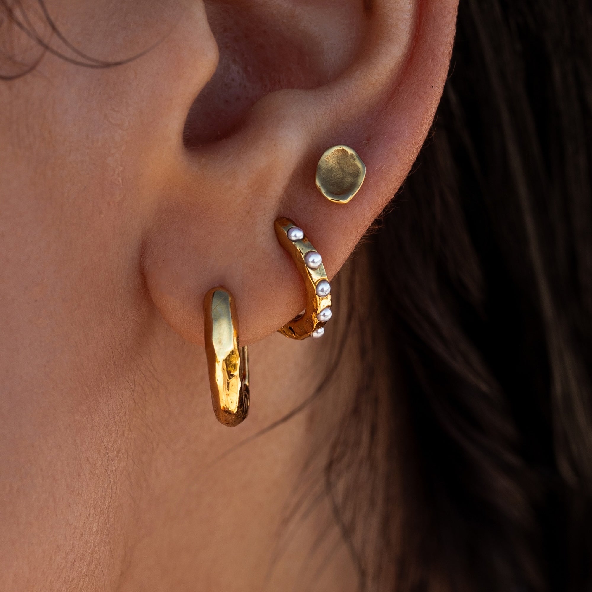 COMO Sculpted Studs