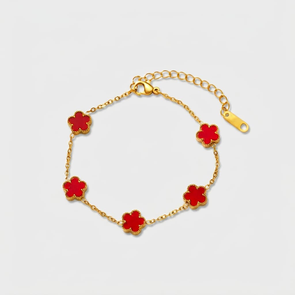 The Versailles Stack — Red clover colorway